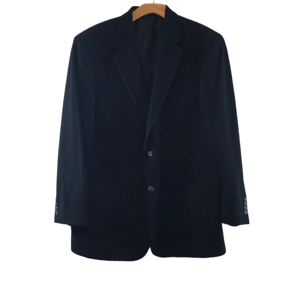 Bill Blass Leo Blazer Sport Coat Mens 44 Long 100% Camel Hair‎